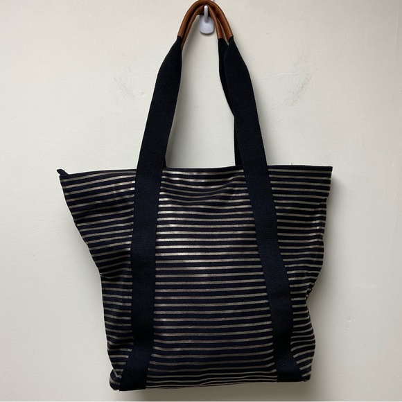 Canvas Tote w/Cosmetic Bag NEW - Picture 10 of 11